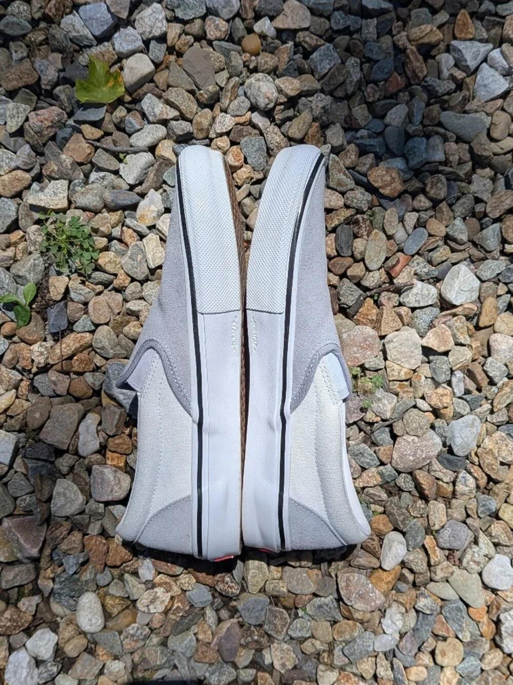 Vans Skate Slip-On Gray and Off-White